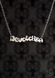 Devotchka Clockwork Orange Necklace in stainless steel