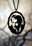 Vincent Price homage Necklace in black stainless steel