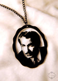 Vincent Price homage Necklace in black stainless steel