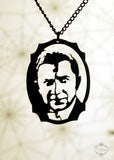 Vampire Bela Lugosi homage Necklace in black