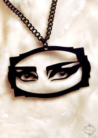 Siouxsie Sioux Tribute Egyptian Necklace in black stainless steel